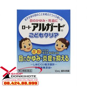 Thuốc nhỏ mắt Alguard rortho của nhật 10ml rất phù hợp cho trẻ