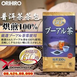 Trà giảm cân Puer ORIHIRO Nhật Bản chính hãng