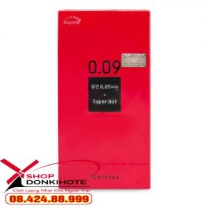 Bao cao su Sagami Super dot 0.09 cho cuộc yêu mãnh liệt