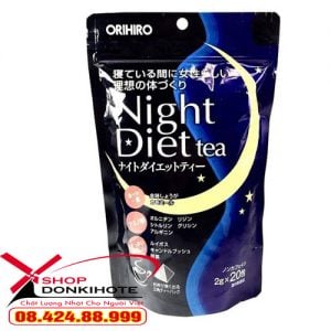 Công dụng trà giảm cân Orihiro Night Diet Nhật Bản