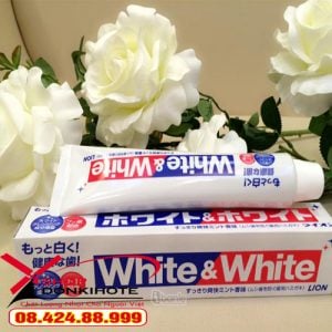 Kem đánh răng white&white Nhật Bản trắng răng ngay sau 1 tuần