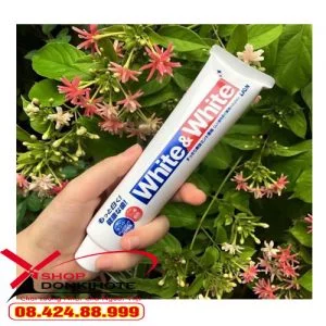 Kem đánh răng white&white Nhật Bản giúp răng bạn trắng sáng tự tin tỏa sáng