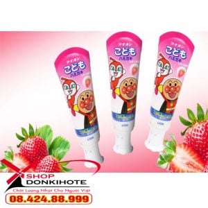 kem đánh răng vị dâu lion Nhật Bản