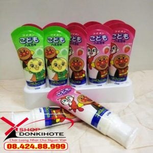 Kem đánh răng trẻ em Nhật Bản vị dâu