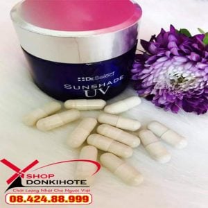 Viên uống chống nắng Dr Select Sunshade 30 viên Nhật Bản giúp chị em tự tin đi biển