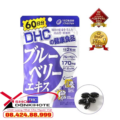 Sản phẩm Bổ mắt việt quất DHC của Nhật cho bạn đôi mắt khỏe đẹp mỗi ngày Sản phẩm Bổ mắt việt quất DHC của Nhật cho bạn đôi mắt khỏe đẹp mỗi ngày