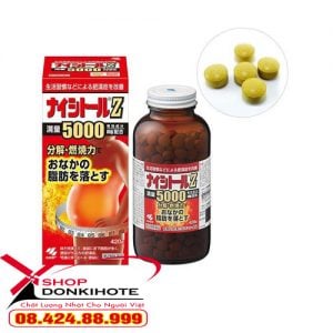 Viên uống Naishitoru Kobayashi Z5000 Nhật Bản giảm mỡ bụng nhanh an toàn