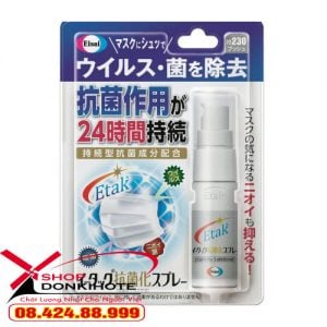 Mua Xịt kháng khuẩn khẩu trang Etak chính hãng của Nhật đảm bảo chất lượng