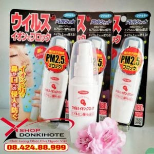 Xịt khoáng chống bụi và vi khuẩn Fumakilla chính hãng uy tín xách tay từ Nhật Bản