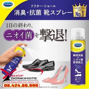 Xịt khử mùi hôi đi giày Nhật Bản thông thoáng dễ chịu giúp bạn tự tin hằng ngày