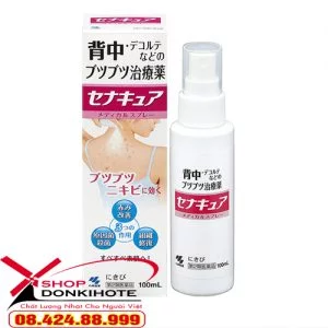 Bình xịt Kobayashi 100ml nhật bản xịt trị viêm lỗ chân lông