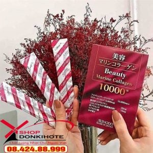 Thành phần chính có trong Collagen beauty marine 10000mg hộp 15 gói Nhật Bản