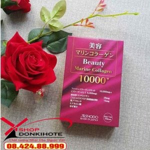 Collagen beauty marine 10000mg hộp 15 gói Nhật Bản giúp nuôi dưỡng và bảo vệ da