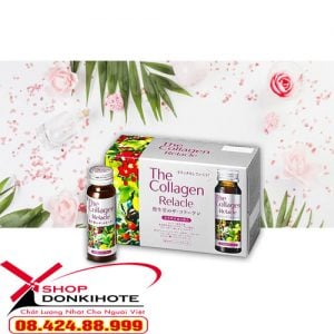 The collagen relacle dạng nước lọ 50ml Nhật Bản được kiểm chứng về độ an toàn