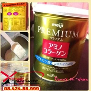 Collagen meiji premium 5000mg Nhật Bản giúp làm đẹp và bảo vệ da, phòng chống xơ vữa động mạch,