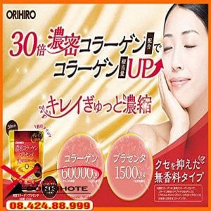 Collagen nhau thai heo orihiro 60000mg túi 120 gr Nhật Bản giúp các chị em làm đẹp da, cân bằng vóc dáng