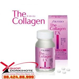 Collagen Shiseido Ex dạng viên Nhật Bản 120 viên giúp nuôi dưỡng da từ sâu bên trong