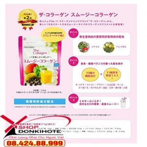 Bột collagen shiseido trái cây mẫu mới được hấp thụ tốt nhất vào lúc đói.