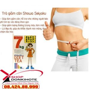 Trà giảm cân Showa Seiyaku diet tea đánh tan nỗi lo về cân nặng