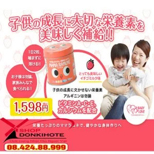Kẹo chống biếng ăn Mama ramune mua ở đâu chính hãng?