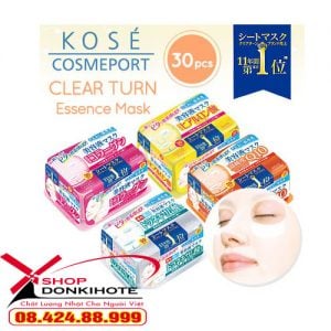 Mặt nạ giấy Kose Cosmeport Nhật Bản là sản phẩm nằm trong TOP các sản phẩm mặt nạ bán chạy tại Nhật