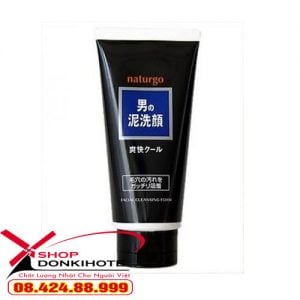 sữa rửa mặt Shiseido Naturgo chính hãng có hạt tạo bọt sẽ lấy đi những bụi bẩn, bã nhờn