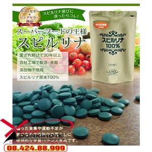 Tảo xoắn Spirulina Algae dạng túi 2400 viên là sản phẩm chống suy dinh dưỡng cho trẻ em.