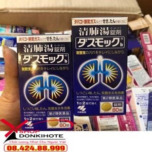 Long đờm, bổ phế với Viên uống bổ phổi kobayashi của nhật