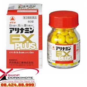 Chiết xuất hoàn toàn từ tự nhiên thuốc bổ xương khớp Nhật Bản Arinamin EX Plus 120 Viên Nhật Bản