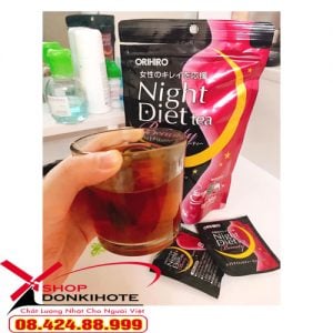Mua trà giảm cân đẹp da Night Diet Tea Collagen ở đâu