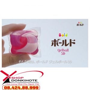 Viên giặt Nhật bản Bold 44 viên Nhật Bản hiệu quả 3 trong 1 ~ nước giặt + nước xả + hương thơm