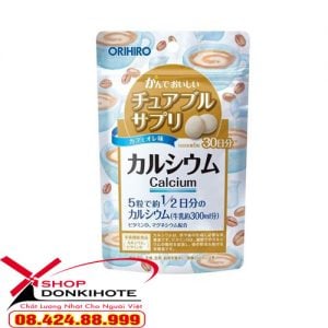 Viên Orihiro bổ sung canxi, lợi khuẩn Nhật giúp bổ sung canxi,dưỡng chất cần thiết
