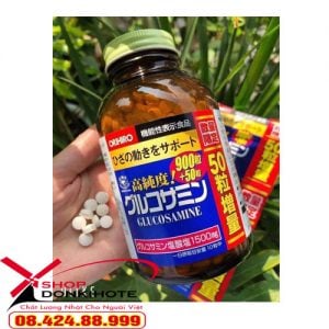 mua viên uống xương khớp Glucosamin Orihiro 950 viên Nhật Bản tại DONKIHOTE