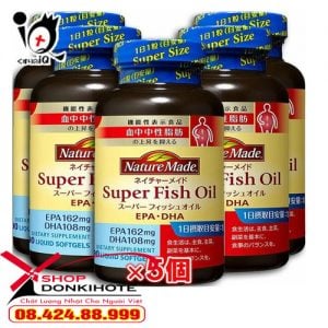Dầu cá Nature Made Super Fish Oil Nhật Bản uy tín tại donkivn.com shop