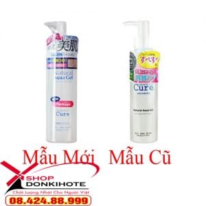 cure nature aqua gel mẫu mới và cũ