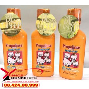 Nước súc miệng Propolinse Hello Kitty thơm miệng cho bé yêu