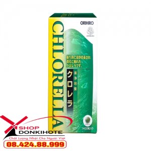 Tảo lục Orihiro Clean Culture Chlorella 1400 viên