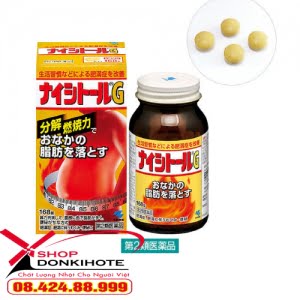 Viên uống giảm mỡ bụng Naitoshi kobayashi G 336 Viên Viên uống giảm mỡ bụng Naitoshi kobayashi G 336 Viên