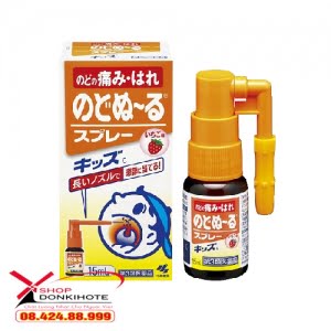 Xịt họng trị ho Kobayashi 15ml của Nhật Bản