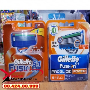Bộ 8 lưỡi dao cạo râu GILLETTE chính hãng Nhật