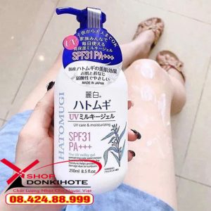 Sữa dưỡng thể chống nắng Hatomugi