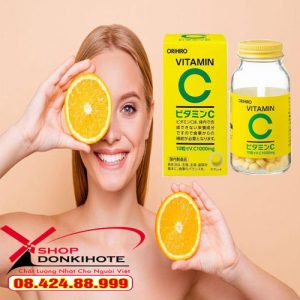 Tác dụng tuyệt vời của vitamin C Orihiro với làn da