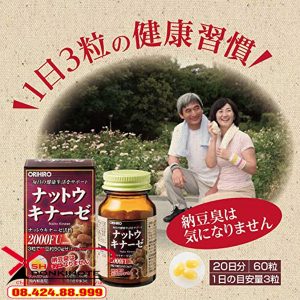 Sản phẩm viên uống chống đột quỵ Nhật Bản