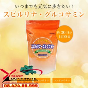 Tảo Spirulina bổ sung Glucosamin