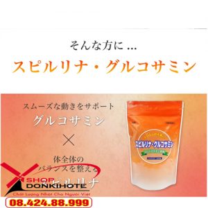 spirulina bổ sung glucosamin