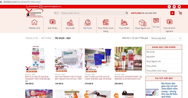 Đến Donkihote bạn sẽ chọn được loại kem phù hợp với loại sẹo của mình