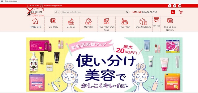 Donkihote shop – nơi cung cấp kem trị nám tàn nhang của Nhật Bản chính hãng