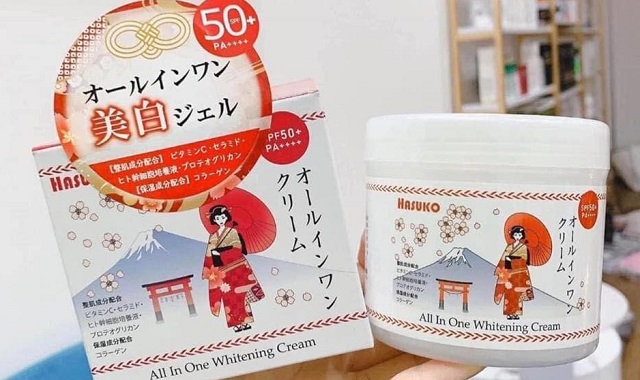 Review kem dưỡng trắng da body của Nhật Hasuko