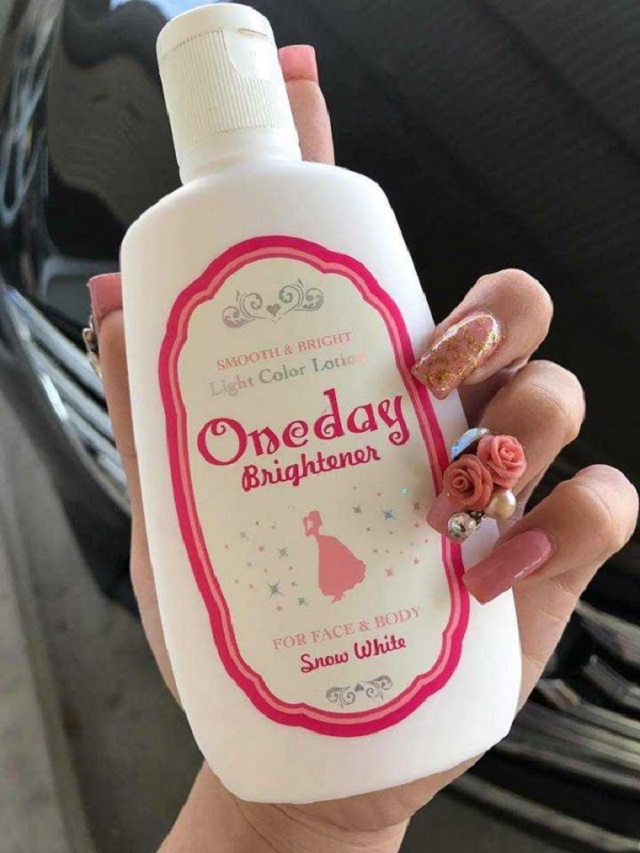 Review kem dưỡng trắng da body của Nhật One Day Brightener