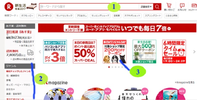 Trang thương mại điện tử Rakuten Nhật